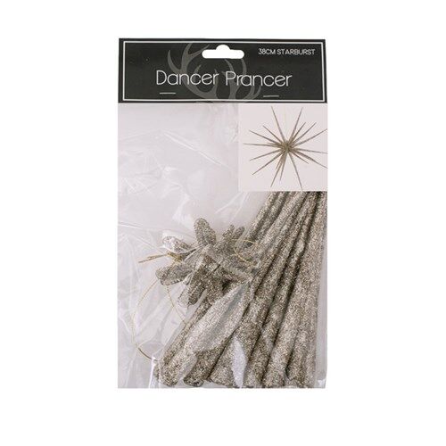 38cm Champagne Glitter Sputnik