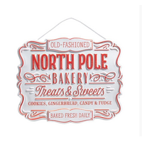 North Pole Confectionery or Bakery Sign