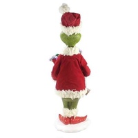 Grinch Holding Music Box