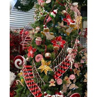 Graduated Staircase Red & White