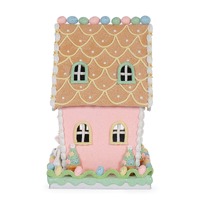 LED Easter Mansion with Bunnies