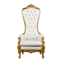 Santa Chair Cream w/Gold 180cm