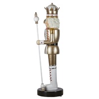 Nutcracker Gold & Wht LH Sceptre 198cm