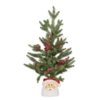 Santa Table Top Tree LED 55cmH