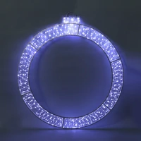 2D Bauble Ring with Twinkle
