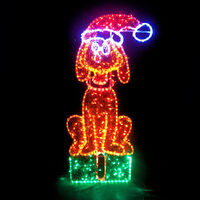 Dog Sitting on Present - In stock now!