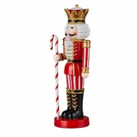 30cmH Red Candy Nutcracker