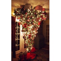 7.5ft Sugar Pine Upside Down Tree - 1716 Tips