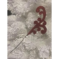 14" XMAS SPRAY RED