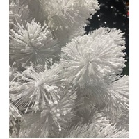 SO910579 8Ft White Flocked Tree