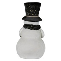 65cmH Black White Snowman