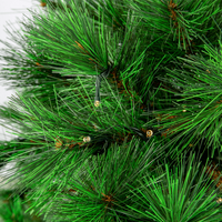 THC2349 was SO910576 (210cm) 7 ' Brighton Spruce Green 763 Tips Pre Lit 800LED Warm White & Multi