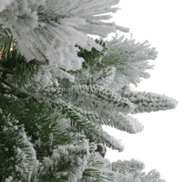 48" Snowy Beechmont Double Wreath