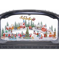XL Brs Lantern Xmas Village