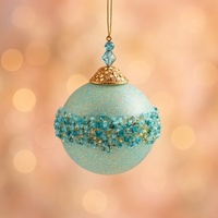 Blue & Champagne Tiffany Bauble