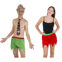 Elf Shorts w/nutbell 2 asst