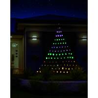 LED Rainbow Wall Net Tree 165x115cm