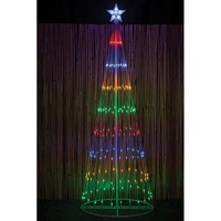 LED Digital Strands Tree 1.9m Multi
