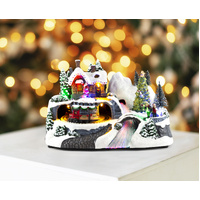 LED Musical Village Scene