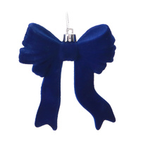 Flocked Bow 10cm