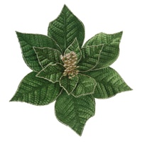 Pastel Poinsettia with Clip 