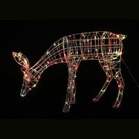 LED Flex Cable Feed Reindeer Flash Multi..