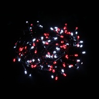 LED Fairy Lights 250 Red/White