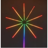 USB Fireworks Light 180 LED 150x50cm