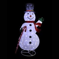LED Pop Up Snowman 150cm Twinkle..