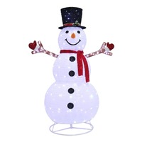 LED Pop Up Snowman 180cm Twinkle..