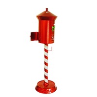 122cm Metal Mailbox Round