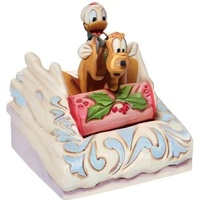 Donald & Pluto Sledding