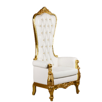 Santa Chair Cream w/Gold 180cm