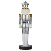 Nutcracker Silver & White 198cm