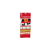 Xmas Tea-Towel Print 4Asst