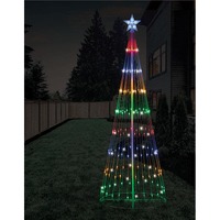 LED Digital Strands Tree 1.9m Multi