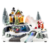 LED Musical Village Scene