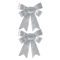 Sparkle Mesh Bow 2Pk