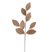 Velvet Leaf Stem 67cm
