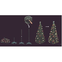 6ft PreLit Pink Pop Up Tree