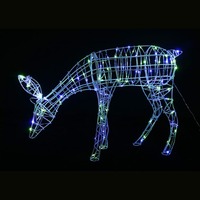 LED Flex Cable Feed Reindeer Flash Multi..