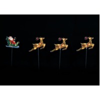 Solar Sleigh or Train Path Lights 50cm