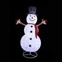 LED Pop Up Snowman 180cm Twinkle..