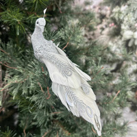 Glitter Peacock 27cm