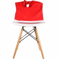 4PK SANTA CHAIR COVERS 61 X 48CM..