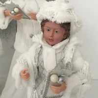 Carollers Silver & White
