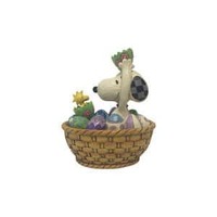 Peanuts by Jim Shore - Snoopy/Woodstock Easter Basket