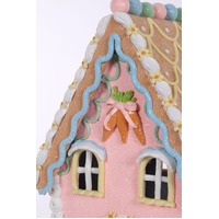 LED Easter Mansion with Bunnies