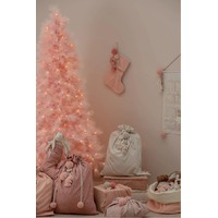 Soft Pink Pre Lit Christmas Tree