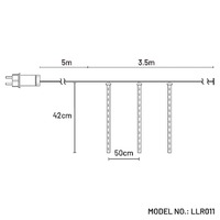 RGB Icicle Tube Light